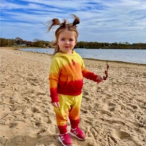 Ralph Lauren orange 2pc suit 3T